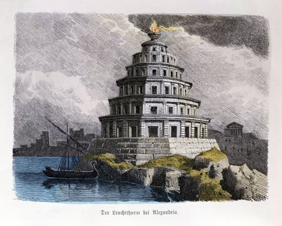 The Great Lighthouse of Alexandria, from a Series of the 